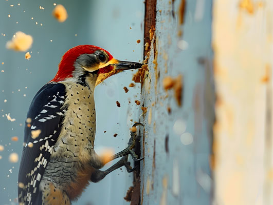 Woodpecker Damage Repair & Prevention